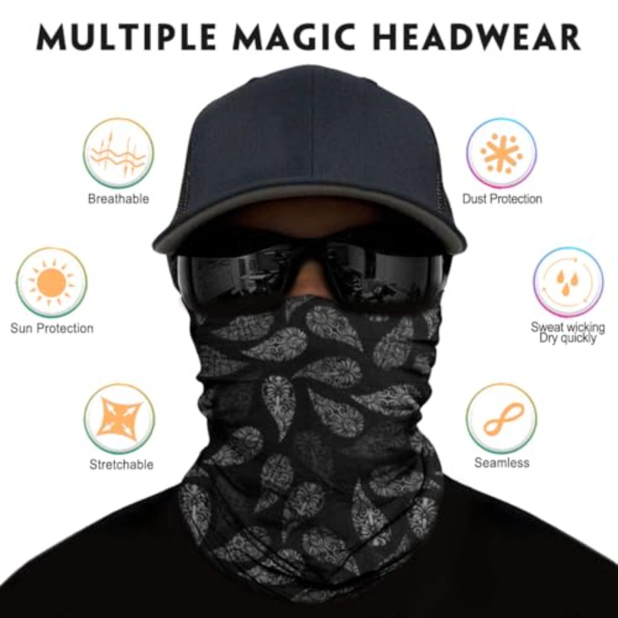 Neck Gaiter for Men Women Head – обзор и цена Neck Gaiter Face Cover