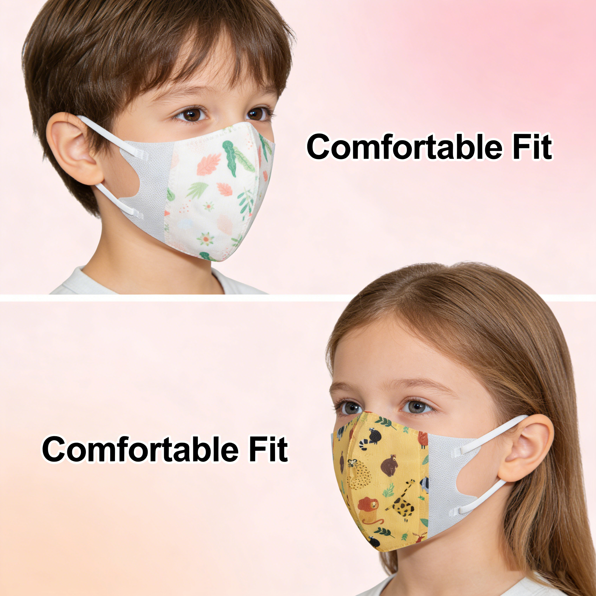 50-100pcs  Kids Face Mask FPP2 – обзор и цена Face Mask Storage Box