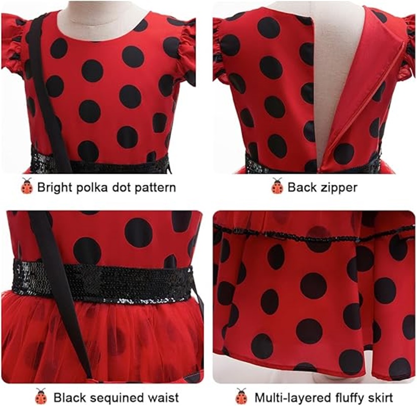 Girls Cosplay Costume Polka Do – обзор и цена Kids Face Mask