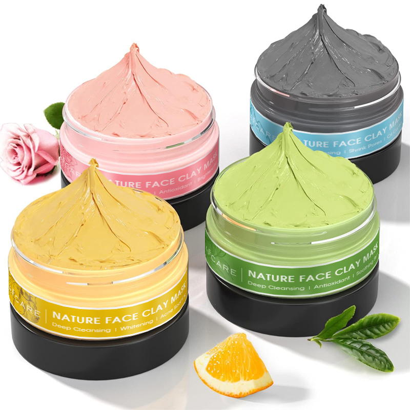 4 Pcs Clay Facial Mask Set Tur – обзор и цена Dust Mask Construction