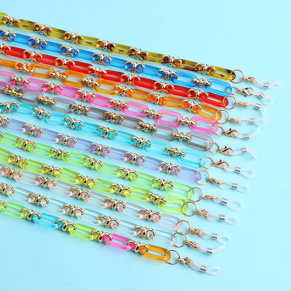 Colorful Transparent Link Acry – обзор и цена Mask Chain Holder
