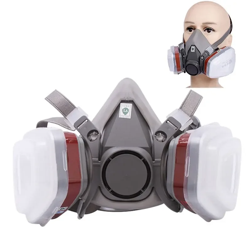7in1 Gas Proof Half Face Mask  – обзор и цена Respirator Half Face