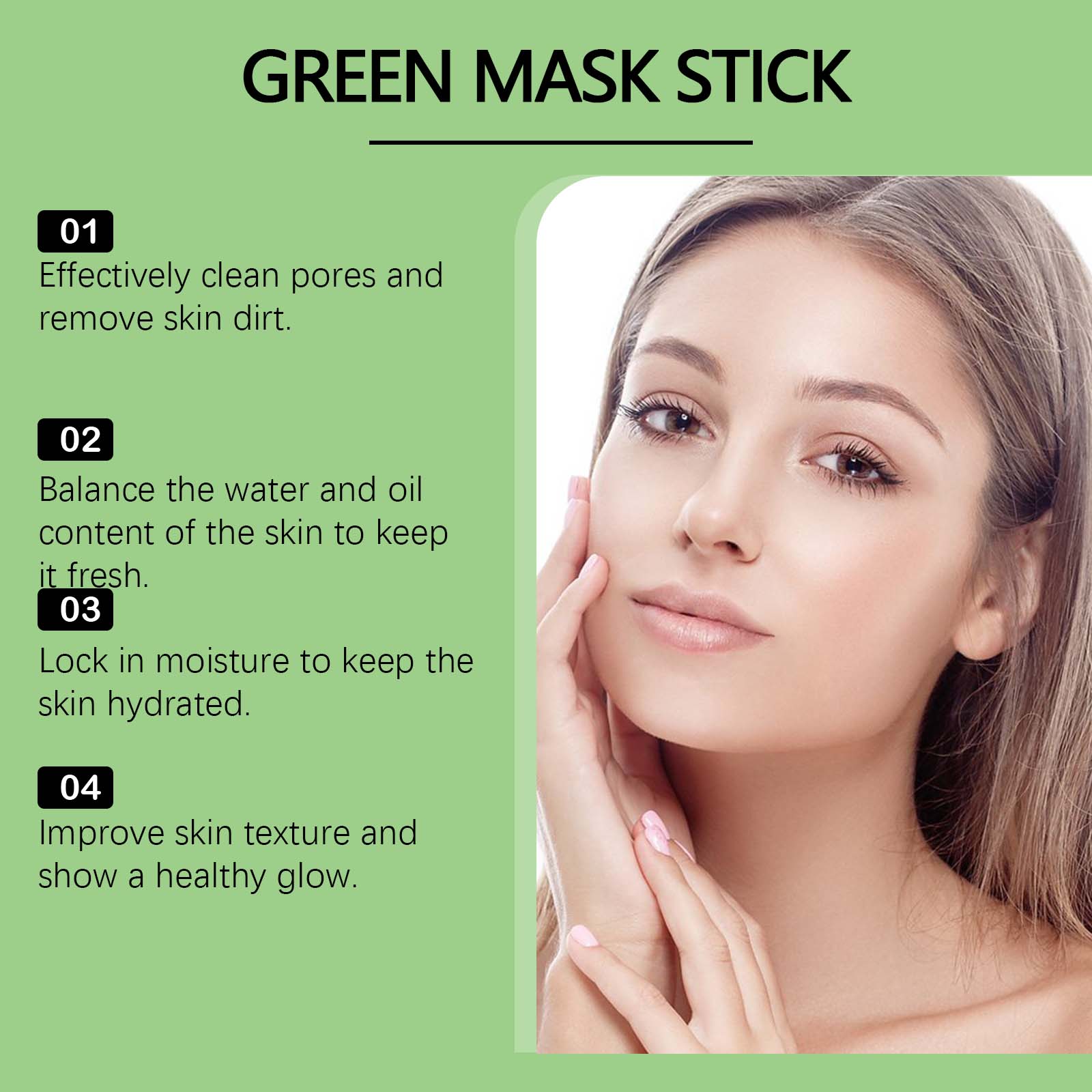 1~5PCS Green Tea Clay Stick Fo – обзор и цена Dust Mask Construction