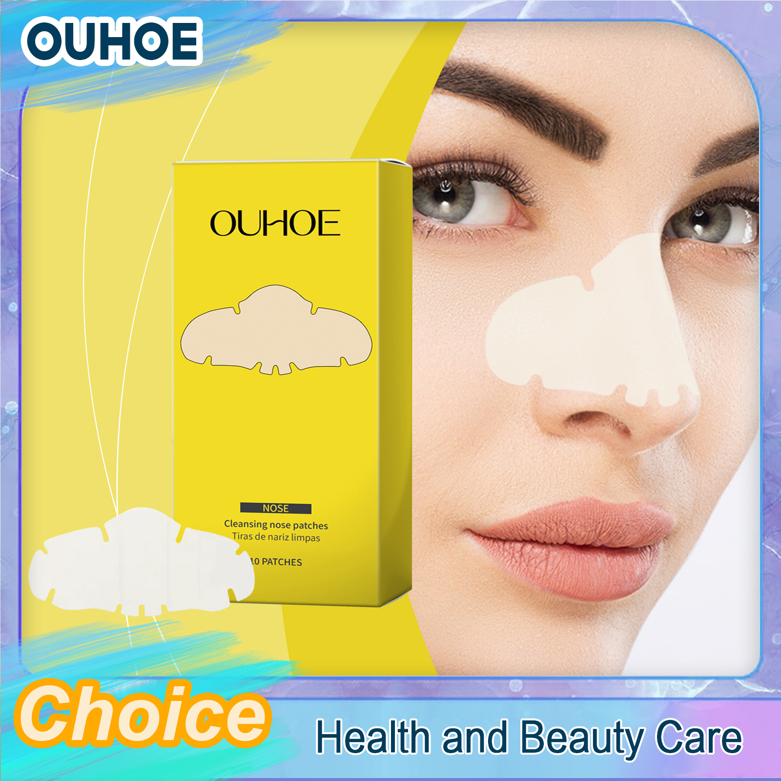 Nose Blackhead Remover Patch C – обзор и цена Black Face Mask Pack