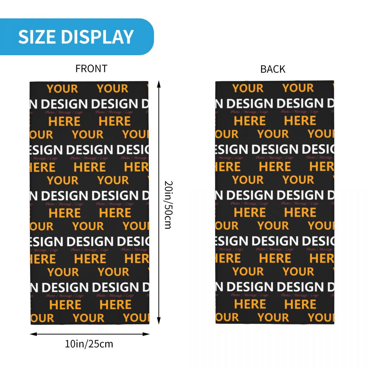 Custom Your Design Here Bandan – обзор и цена Neck Gaiter Face Cover
