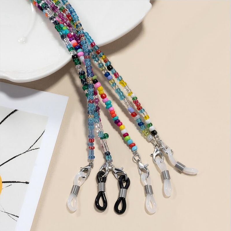 【F】 Colorful Rice Bead Glasses – обзор и цена Mask Chain Holder