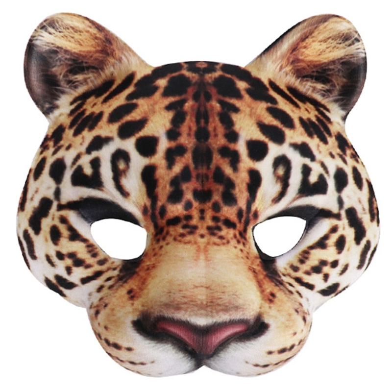 Leopard Mask Party Mask Dress  – обзор и цена Respirator Half Face