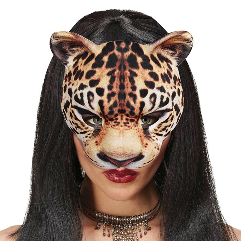 Leopard Mask Party Mask Dress  – обзор и цена Respirator Half Face