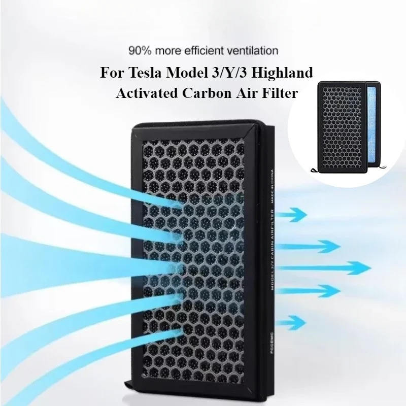 For Tesla Model 3/Y/3 Highland – обзор и цена Filter Replacement N95