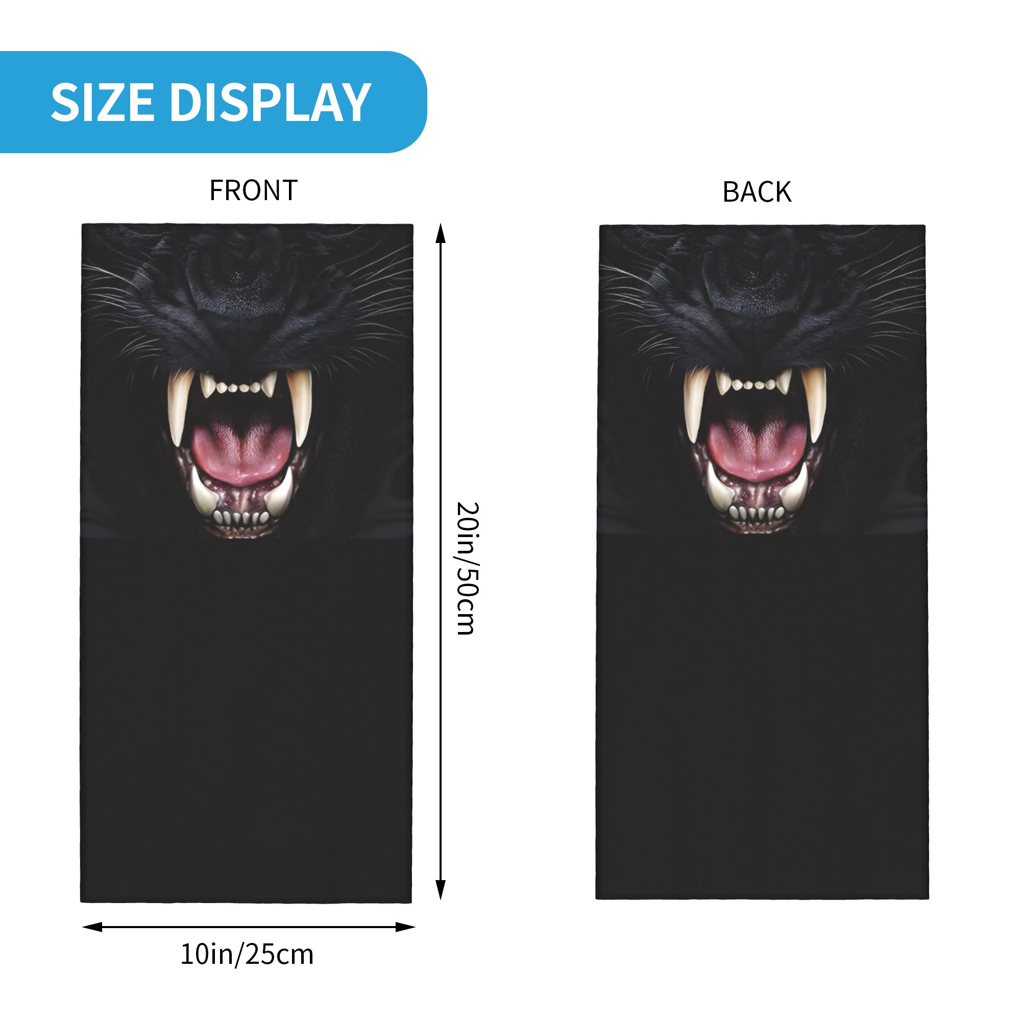 Custom Black Panther Animal He – обзор и цена Neck Gaiter Face Cover