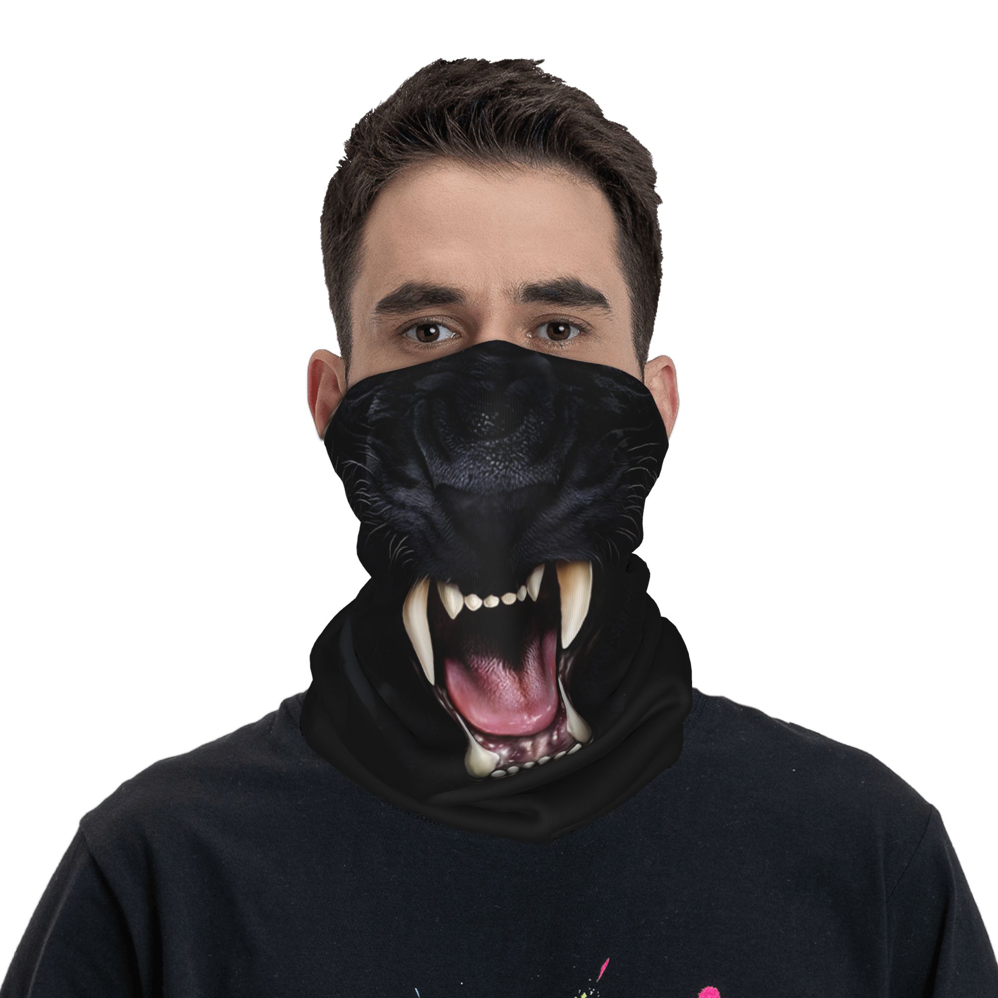 Custom Black Panther Animal He – обзор и цена Neck Gaiter Face Cover