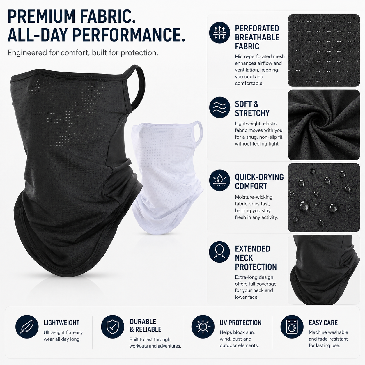 Breathable Quick-Dry Neck Gait – обзор и цена Respirator Half Face