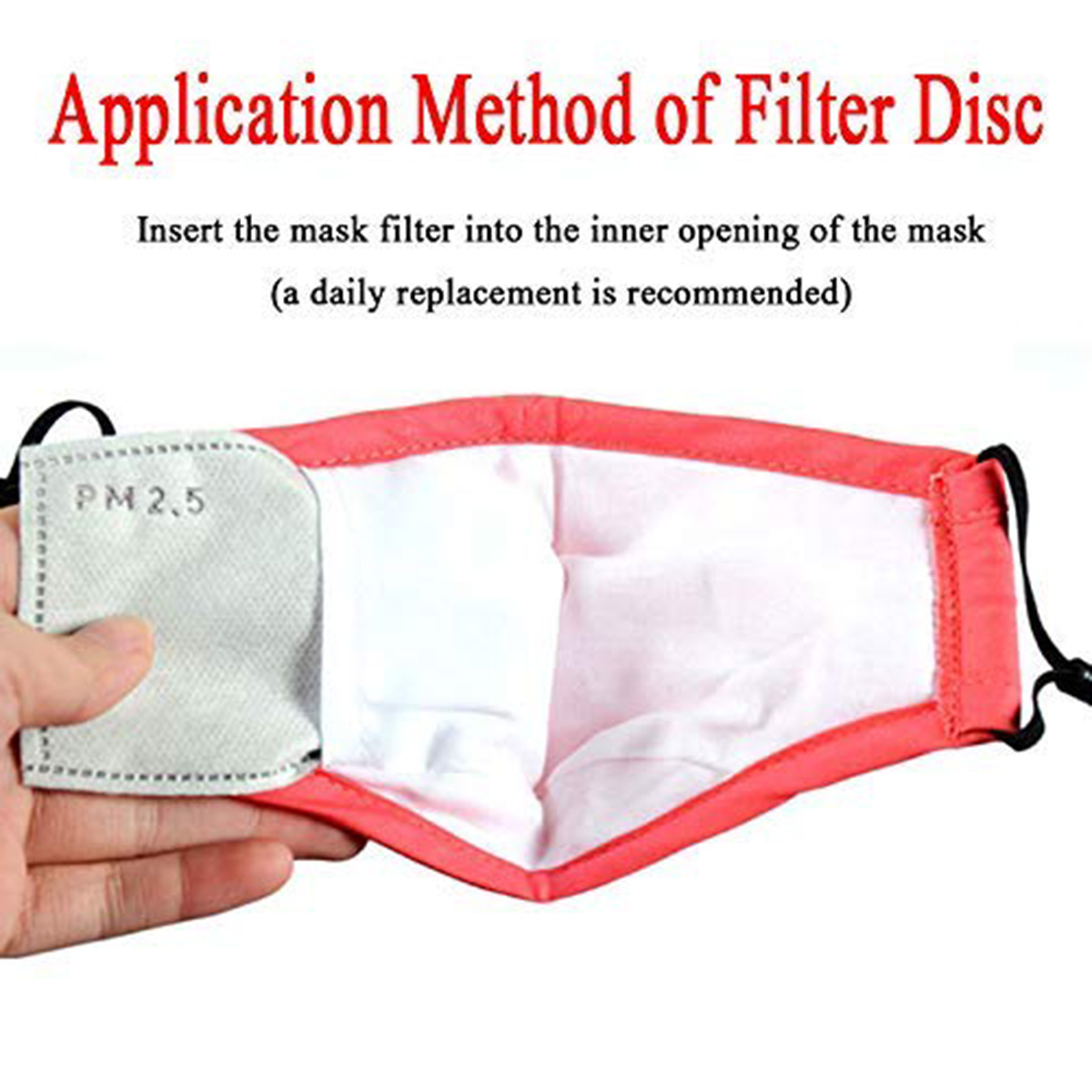 20pcs Fine Denier Face Mask Fi – обзор и цена Pm2.5 Filter Insert