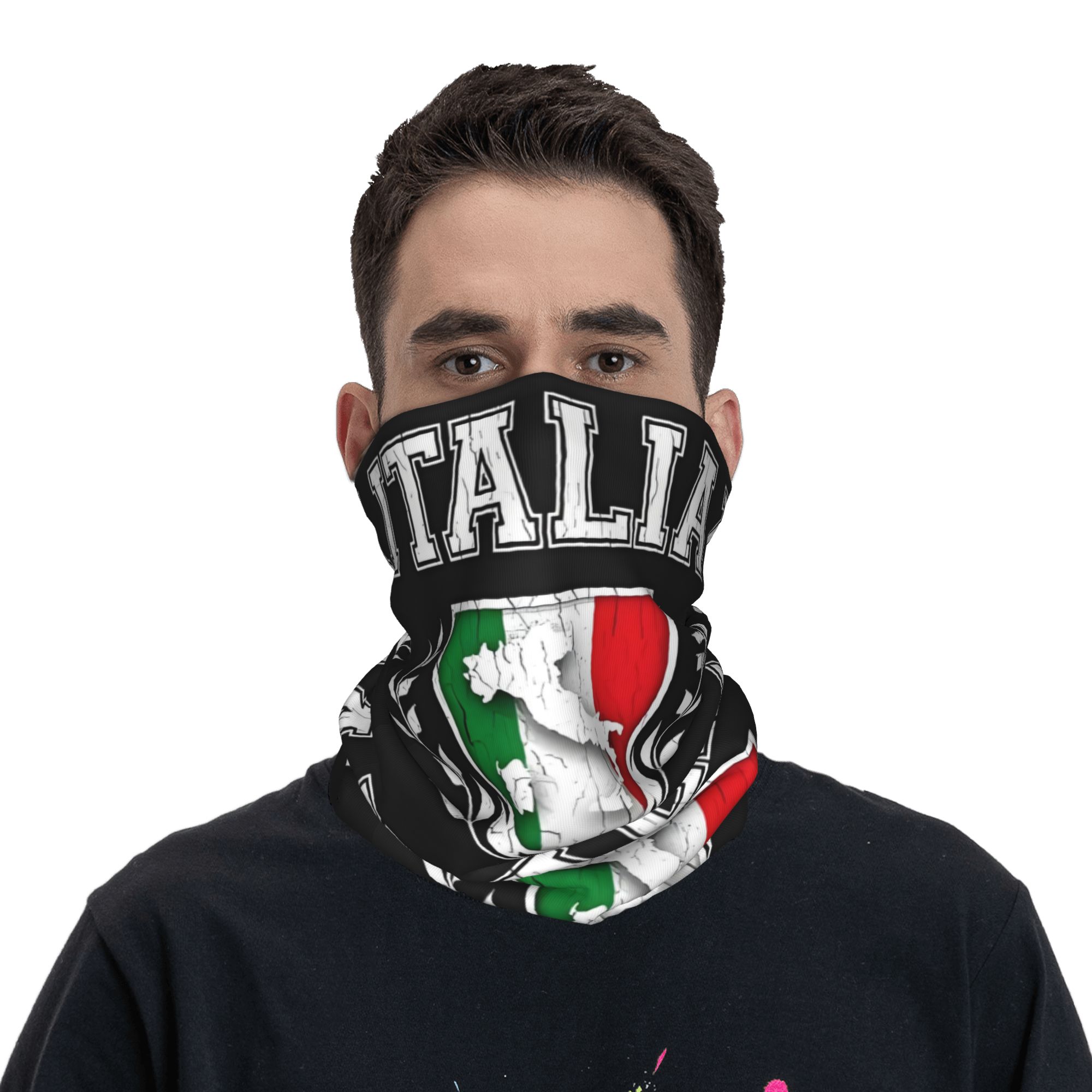 Custom Italy Flag Bandana Neck – обзор и цена Neck Gaiter Face Cover