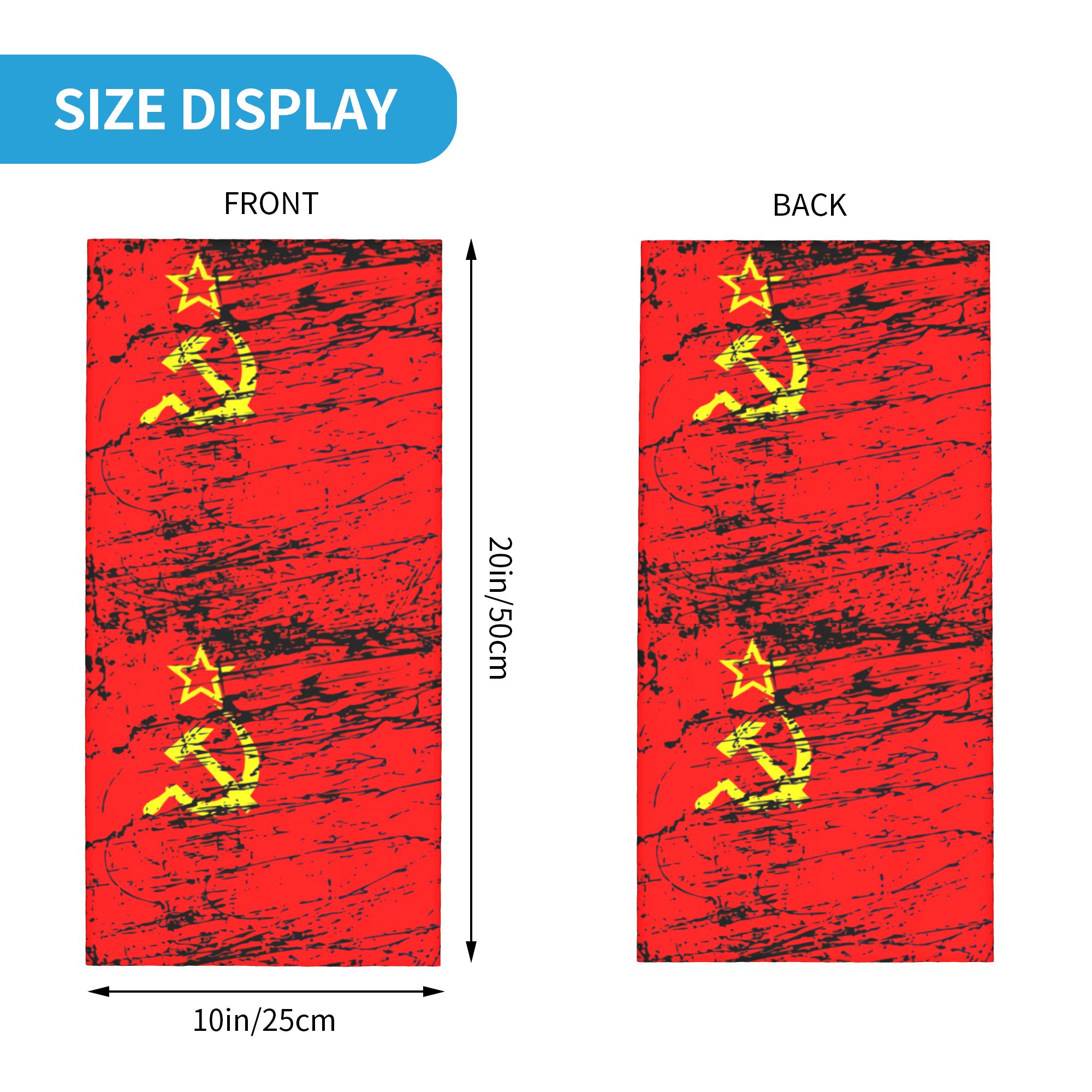 Russian Flag Soviet Union USSR – обзор и цена Neck Gaiter Face Cover