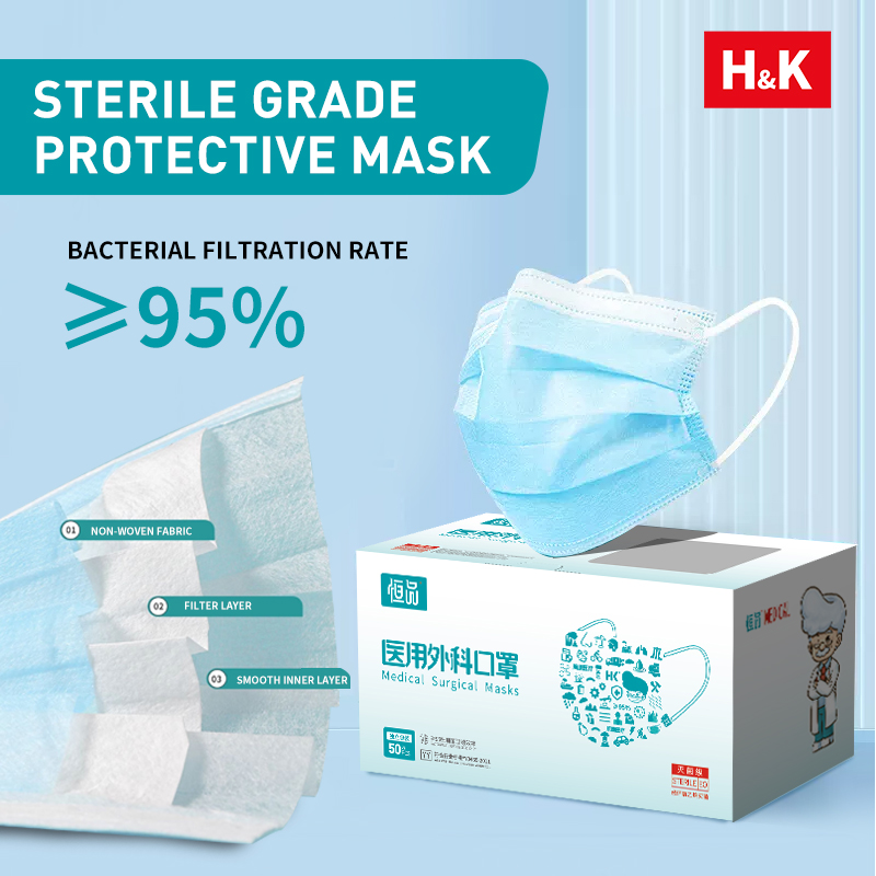 50/100 PCS Box Blue Face Masks – обзор и цена Disposable Mask Blue