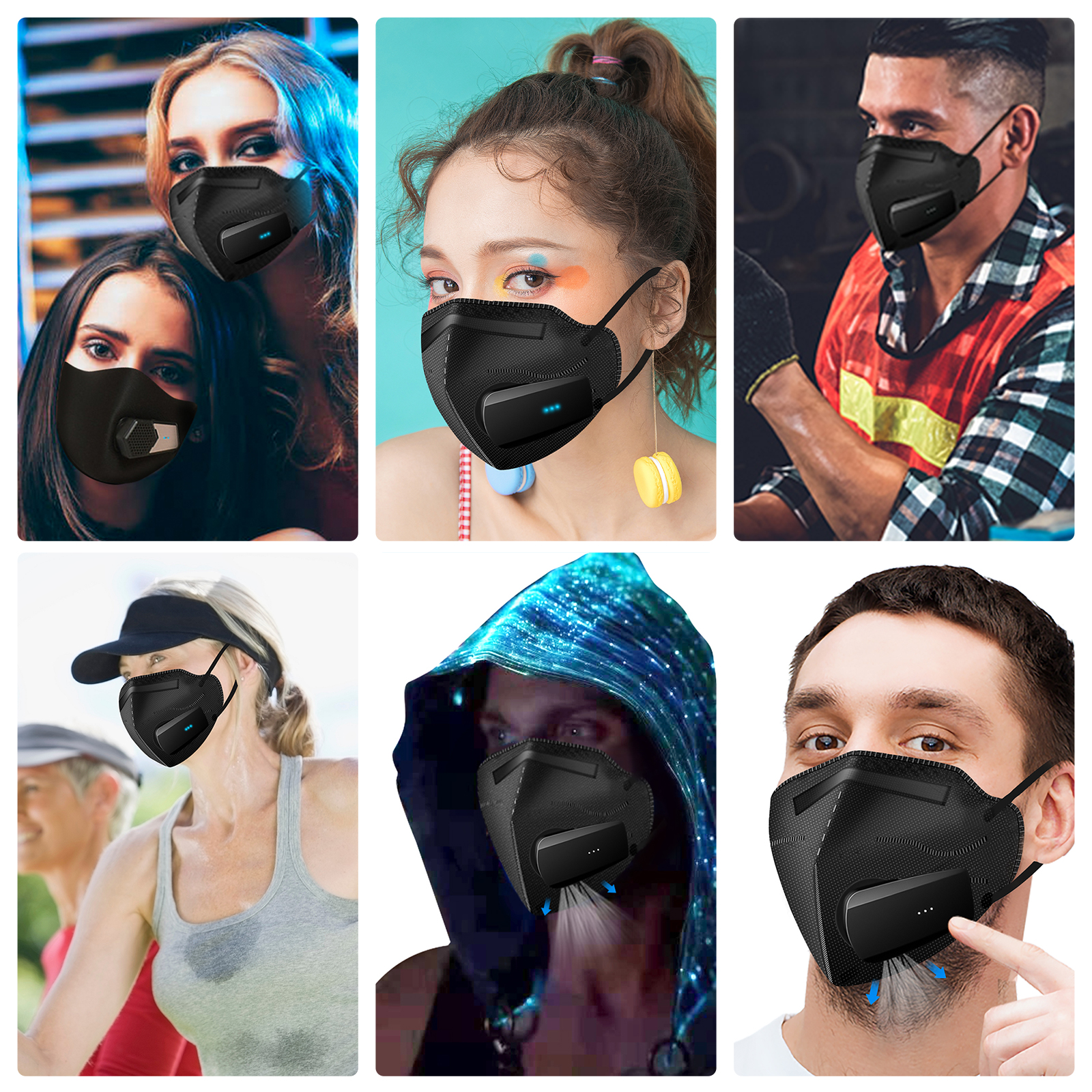 Breathe Easy Rechargeable Elec – обзор и цена Kn95 Respirator Mask
