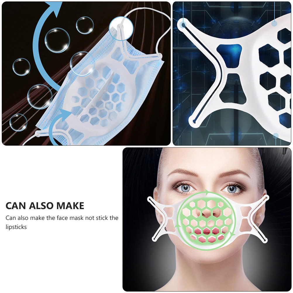 4Pcs Soft Flexible Silicone Ma – обзор и цена Silicone Mask Bracket