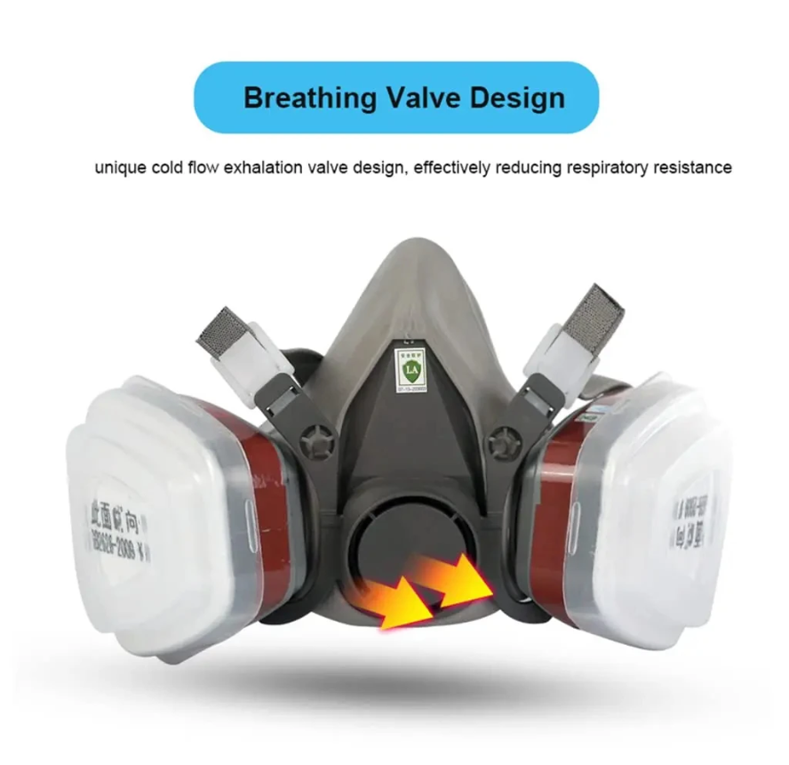 6200 Respirator Dust Gas Mask  – обзор и цена Face Mask Storage Box