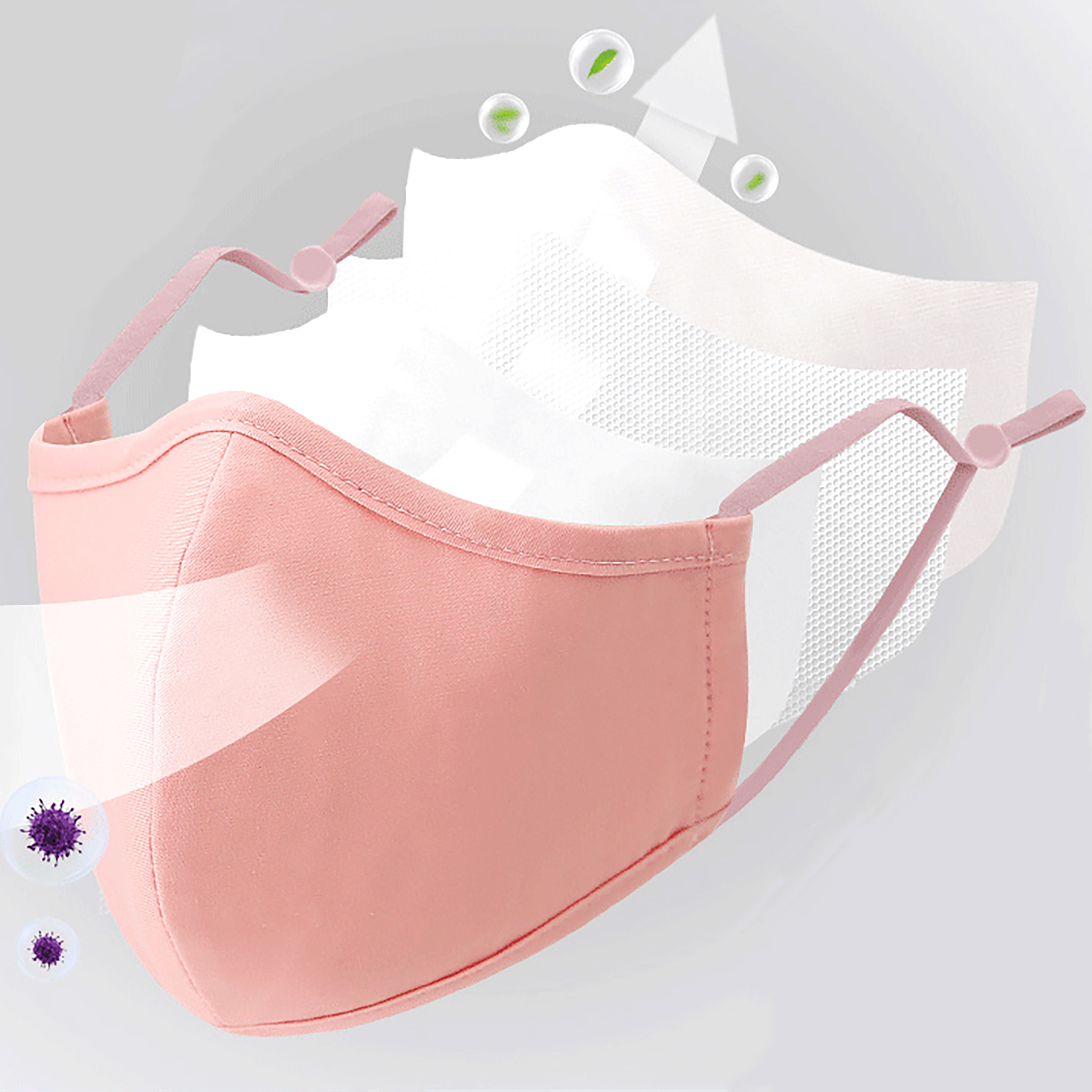 4 Styles New Upgrade Cotton Fa – обзор и цена Cloth Face Mask Washable