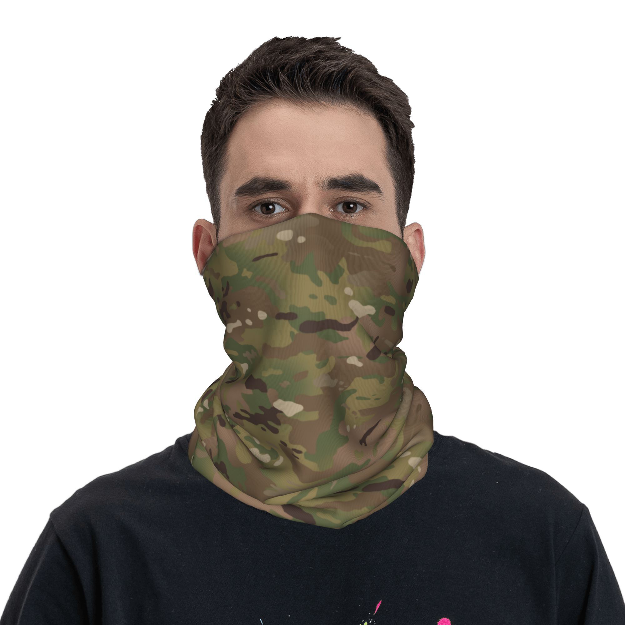 Custom Military Camouflage Pat – обзор и цена Neck Gaiter Face Cover