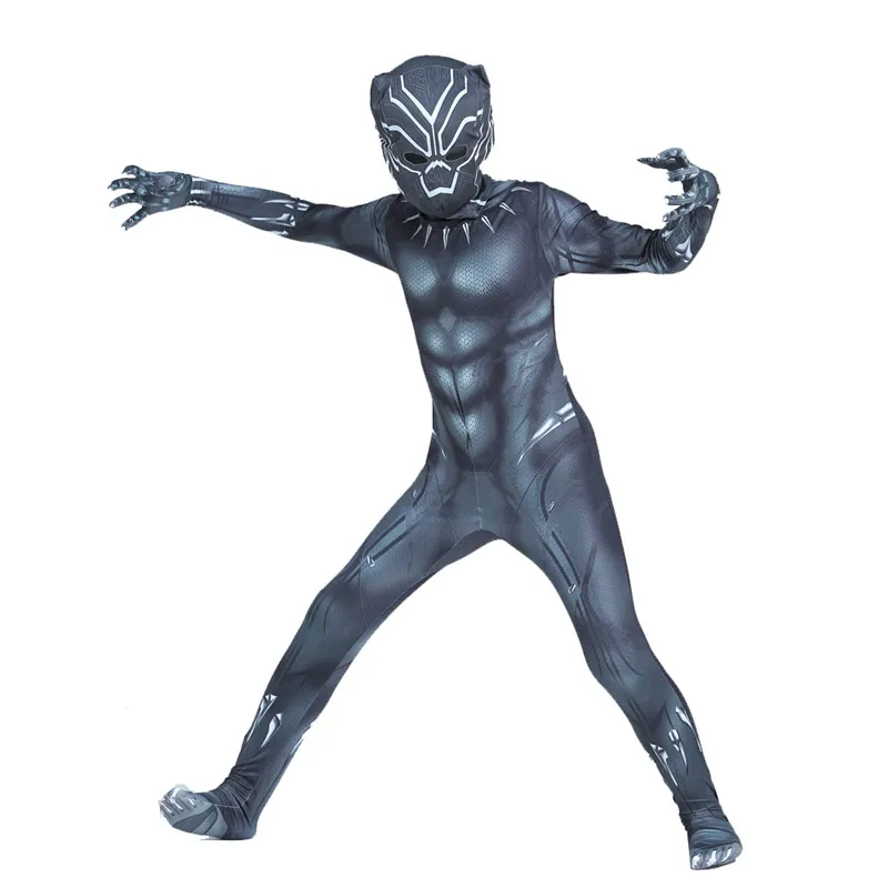 3-12Y Boy's Black Panther Cost – обзор и цена Black Face Mask Pack