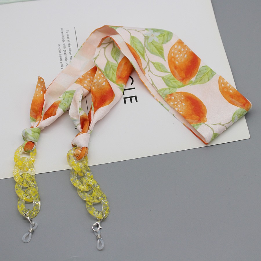 Bohemia Print Silk Scarf Glass – обзор и цена Mask Chain Holder