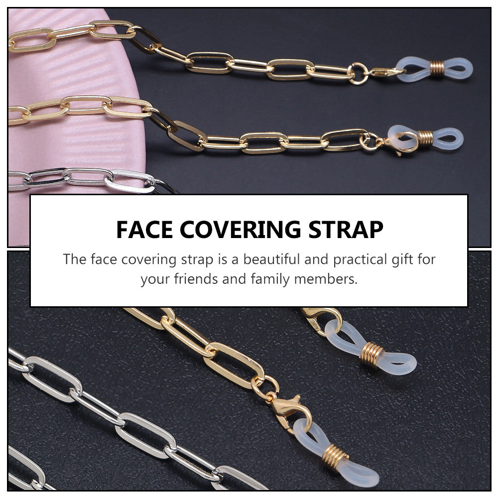 Golden Safety Mask Holder Lany – обзор и цена Mask Chain Holder
