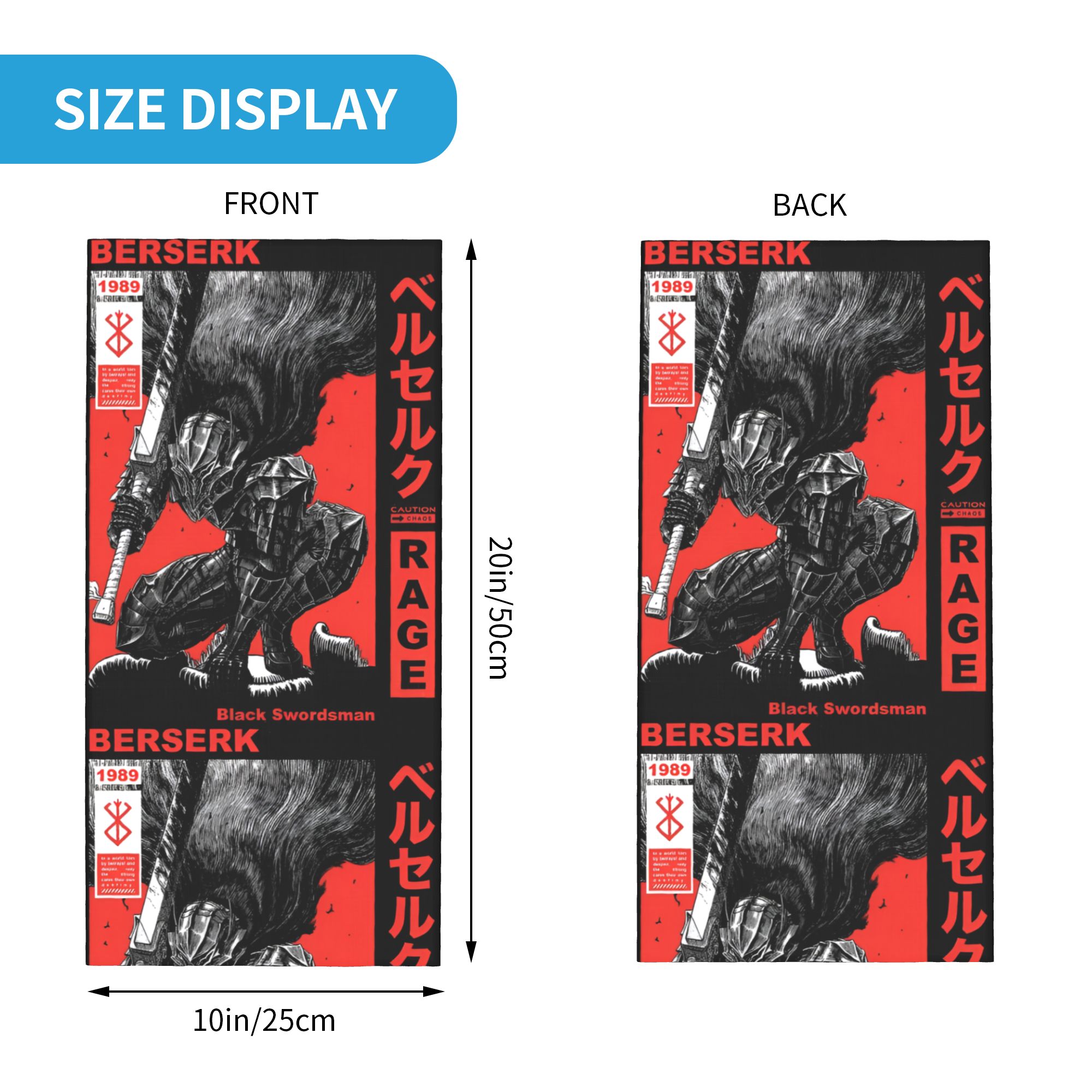 Custom B-Berserks Bandana Neck – обзор и цена Neck Gaiter Face Cover