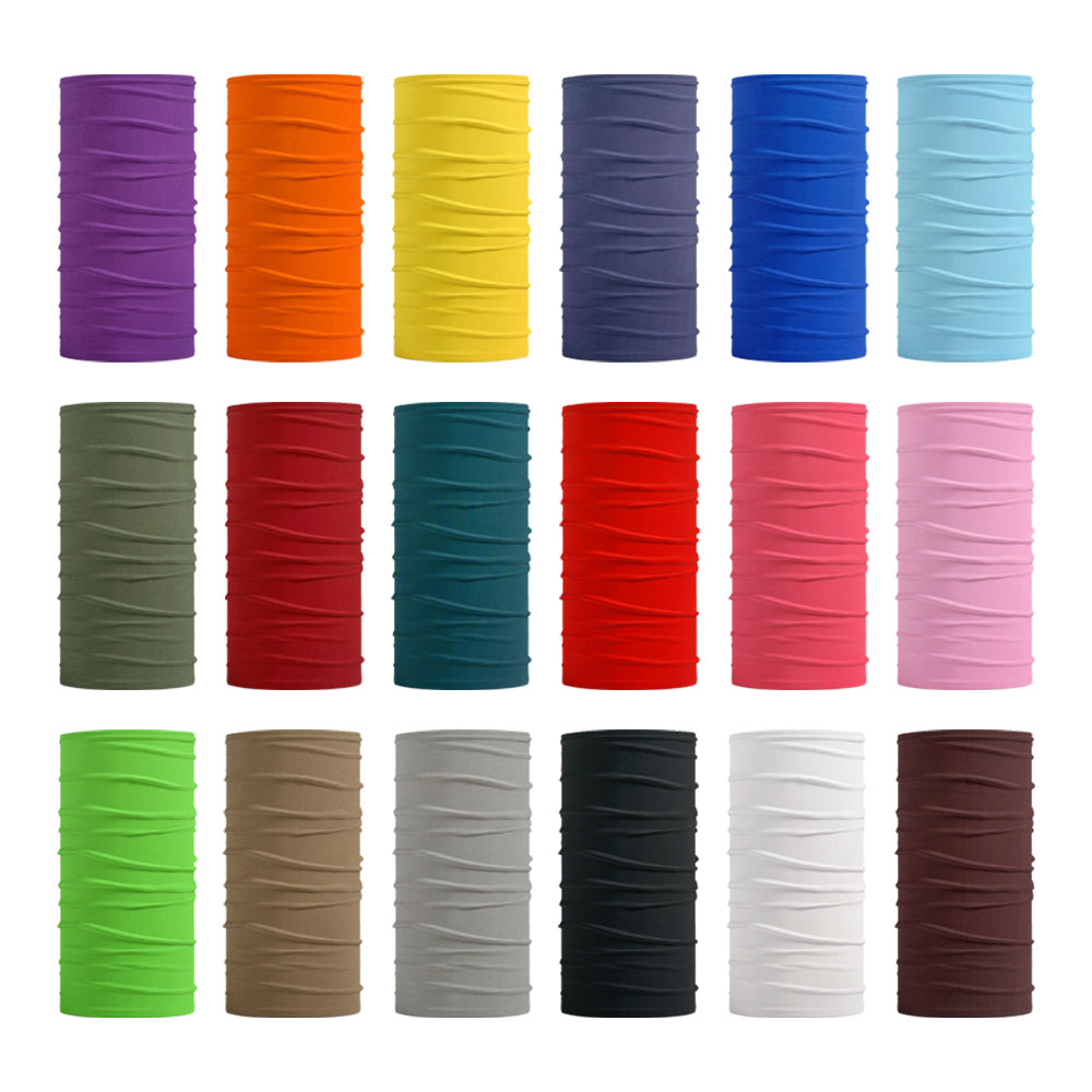 Seamless Solid Color Bandanas  – обзор и цена Neck Gaiter Face Cover