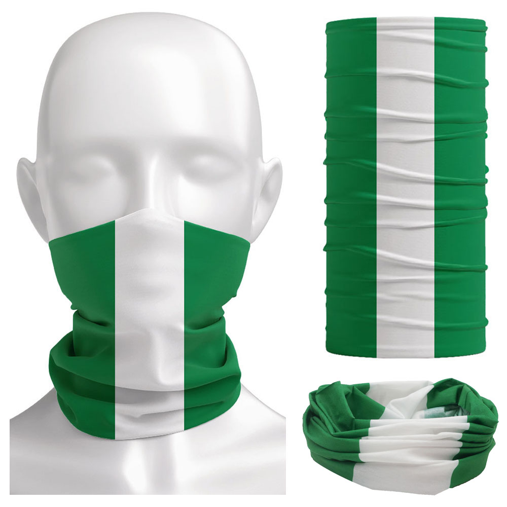 Nigeria Flag Bandanna Women Ne – обзор и цена Neck Gaiter Face Cover