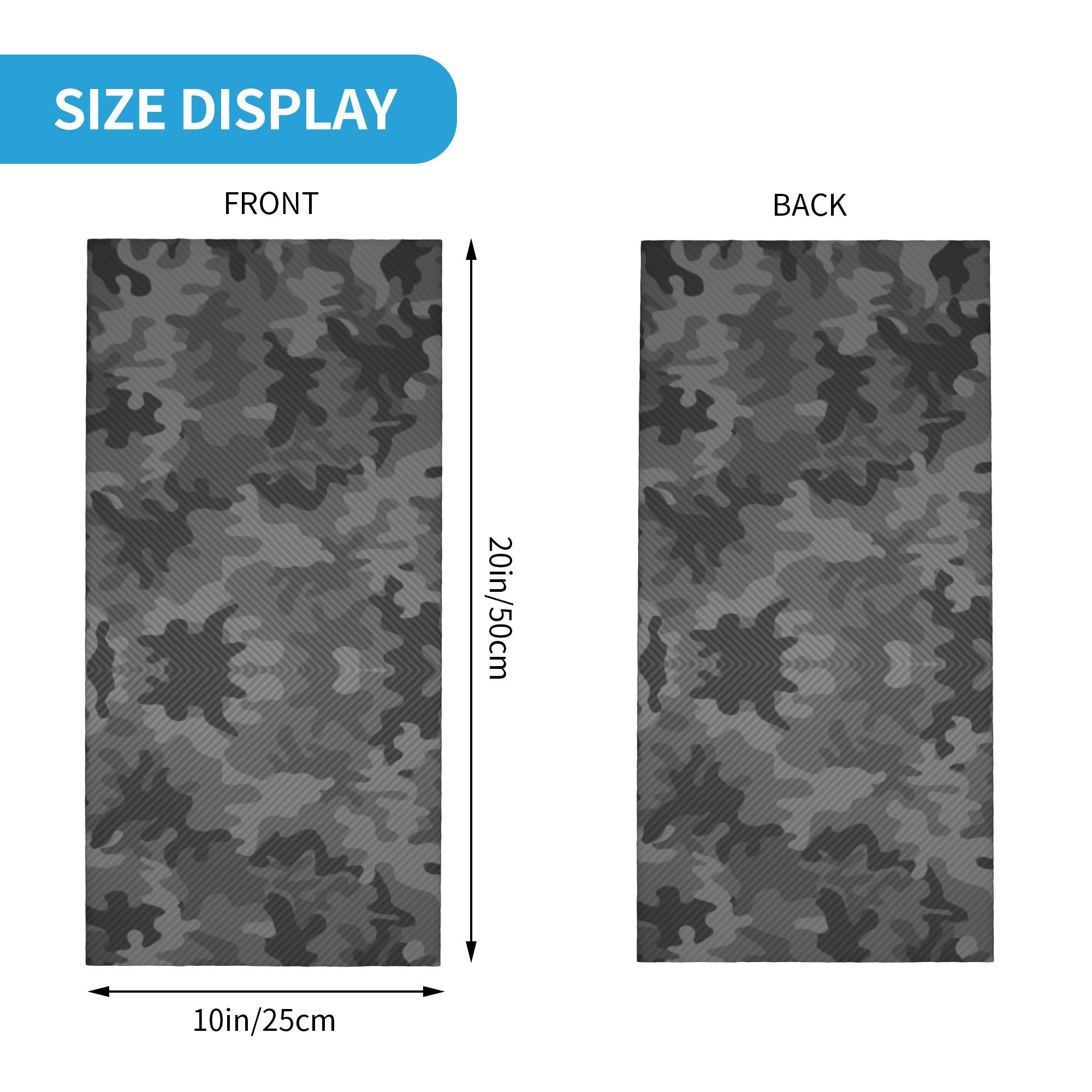 Custom Carbon Camo Bandana Nec – обзор и цена Neck Gaiter Face Cover