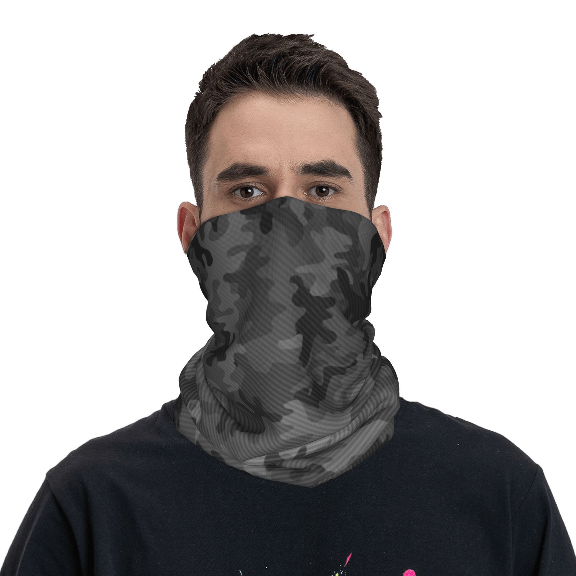 Custom Carbon Camo Bandana Nec – обзор и цена Neck Gaiter Face Cover