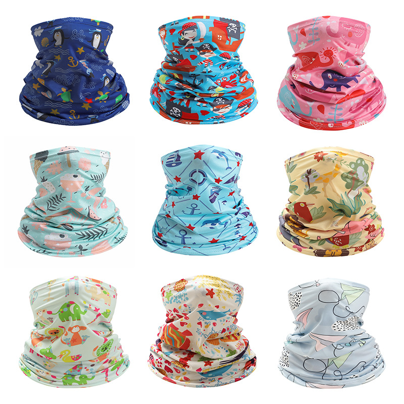 Kids Neck Cover Cute Ice Silk  – обзор и цена Kids Face Mask