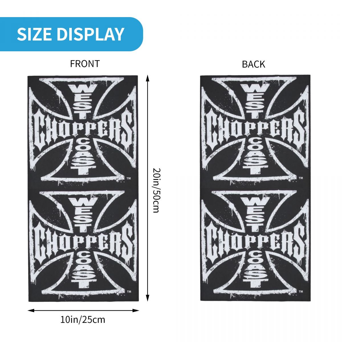 West Coast Iron Cross Choppers – обзор и цена Neck Gaiter Face Cover