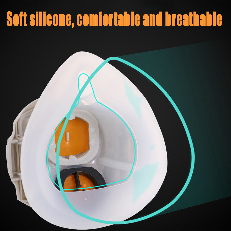 Silicone Dust-proof Gas Mask R – обзор и цена Respirator Half Face